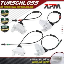 4x T&uuml;rschloss Stellmotor Vorne Hinten f&uuml;r Mercedes W222 V222 X222 4-Polig