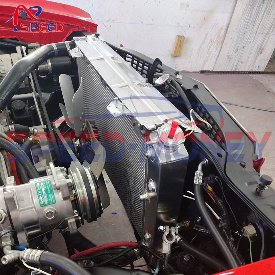 3-Row Aluminum Radiator For 1965-1974 Cadillac DeVille Calais Cutlass 1968 1973 Foto 2 de 4