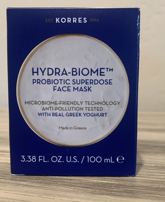 Download Korres Hydra Biome Probiotic Superdose Face Mask Wgreek Yoghurt 100ml New In Box 5203069087165 Ebay PSD Mockup Templates