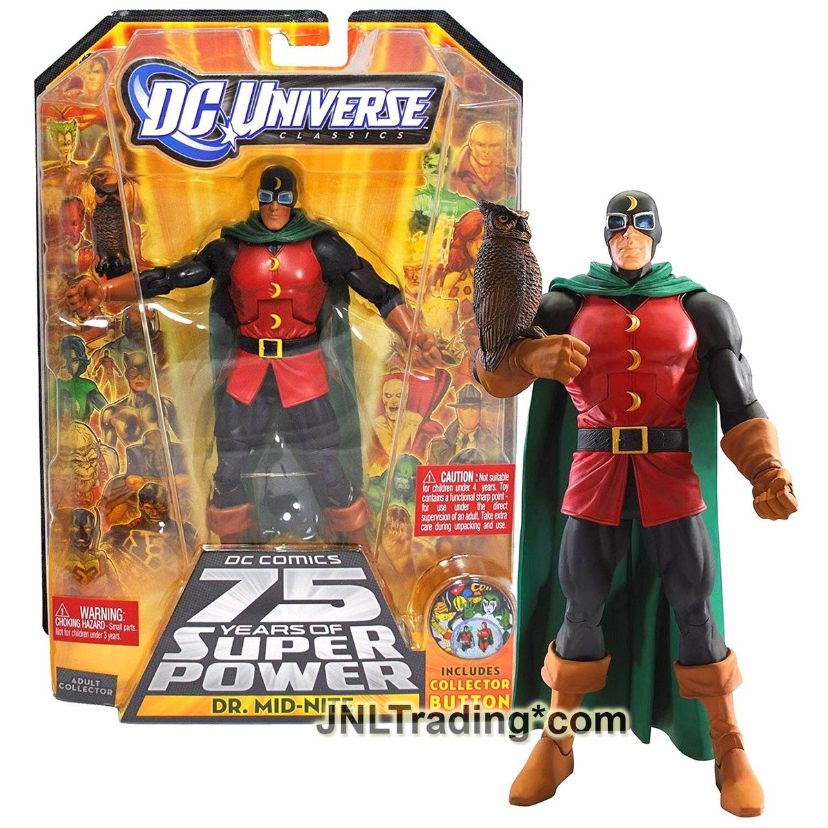 Year 2009 DC Universe Wave 12 Classics Figure #4 DR. MID-NITE with