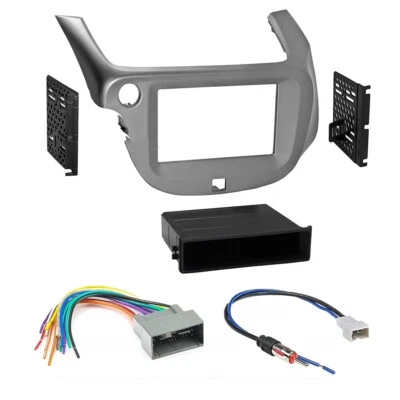 AMERICAN INTERNATIONAL Double DIN Single DIN Car Stereo Radio Install Dash Kit for 2009-2013 Honda FIT