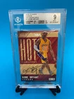 2015-16 Hoops Panini NBA Kobe Bryant #13 Hot Signature BGS 9 Mint VERY RARE