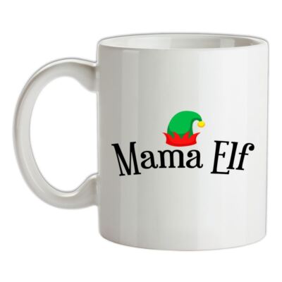 Mama Elfe - Keramiktasse - Elfen Elfen Elfen Mama Mama Weihnachten Xmas lustig