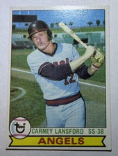 1979 Topps #212 Carney Lansford California Angels EX ROOKIE