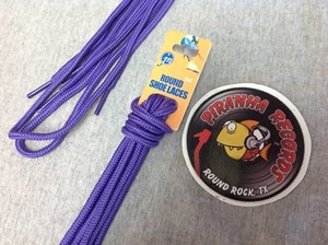 Purple-Thin-Round-54-034-x-1-8-034-3-8-034-JN-Shoelaces-Shoe-Strings-Piranha-Records