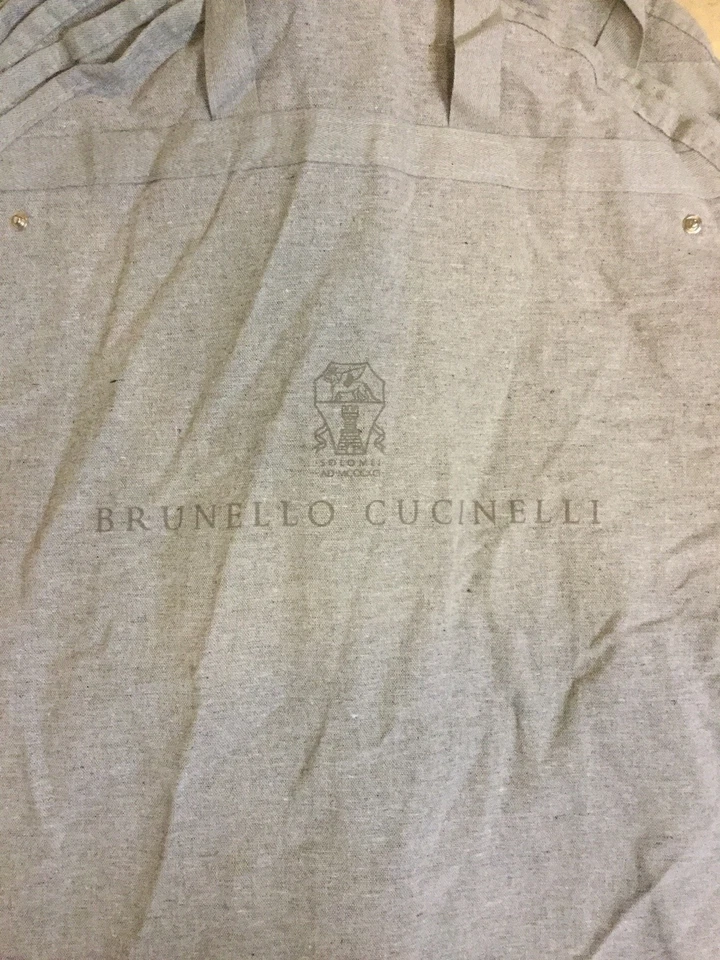 BRUNELLO CUCINELLI 服装旅行帆布储物袋 - 21.5 英寸 x 32 1/4 英寸无衣架 — 第 2/4 张图片