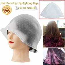 Highlight Cap & Hook Set (Silicone) – Ideal for Blonde Streaks