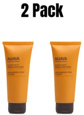 2 Pack AHAVA Dead Sea Mineral Hand Cream Mandarin & Cedarwood 1.0 oz / 30 ml NEW
