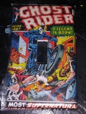 Custom Handmade - Marvel Spotlight #5 - Ghost Rider Light Switch Cover