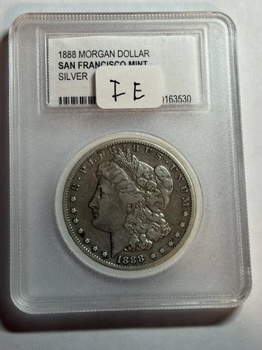 1888 S MORGAN SILVER DOLLAR VF TOUGH DATE SAN FRANCISCO MINT