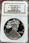 1997 P American Silver Eagle NGC PF70 Classic Brown Label