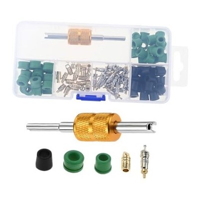 Air Conditioning O Ring Kit, HVAC Hose Gasket, Valve Core Service Flush Kit,