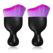 2 PCS Car Interior Detailing Brush, Curved Car Interior Cleaning Brush with U...