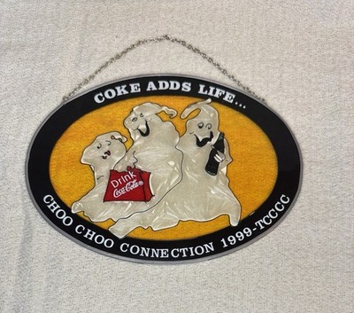 Vintage RARE Coca-Cola 1999  Coke Adds Life Choo Choo Connection Halloween Ghost