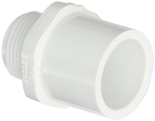 Copper Hose Pipe Fitting Adapter Male NPT to Spigot PVC Schedule 40