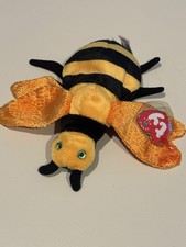 Ty Beanie Baby - BUZZIE the Bumble Bee 6.5" NEW MWMTs Plush Stuffed Animal Toy