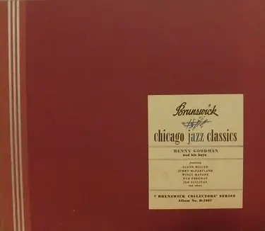 SCHELLACK Benny Goodmans Boys Chicago Jazz Classics ONLY RECORD 1 Brunswick