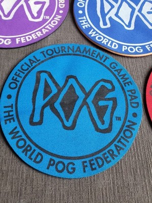 Set Of 5 VINTAGE '95 THE WORLD POG FEDERATION OFFICIAL TOURNAMENT