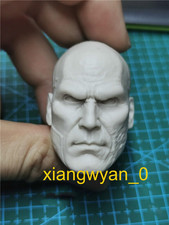 Unpainted 1:6 Darth Vader Anakin Skywalker Head Sculpt Fit 12inch Action Figure