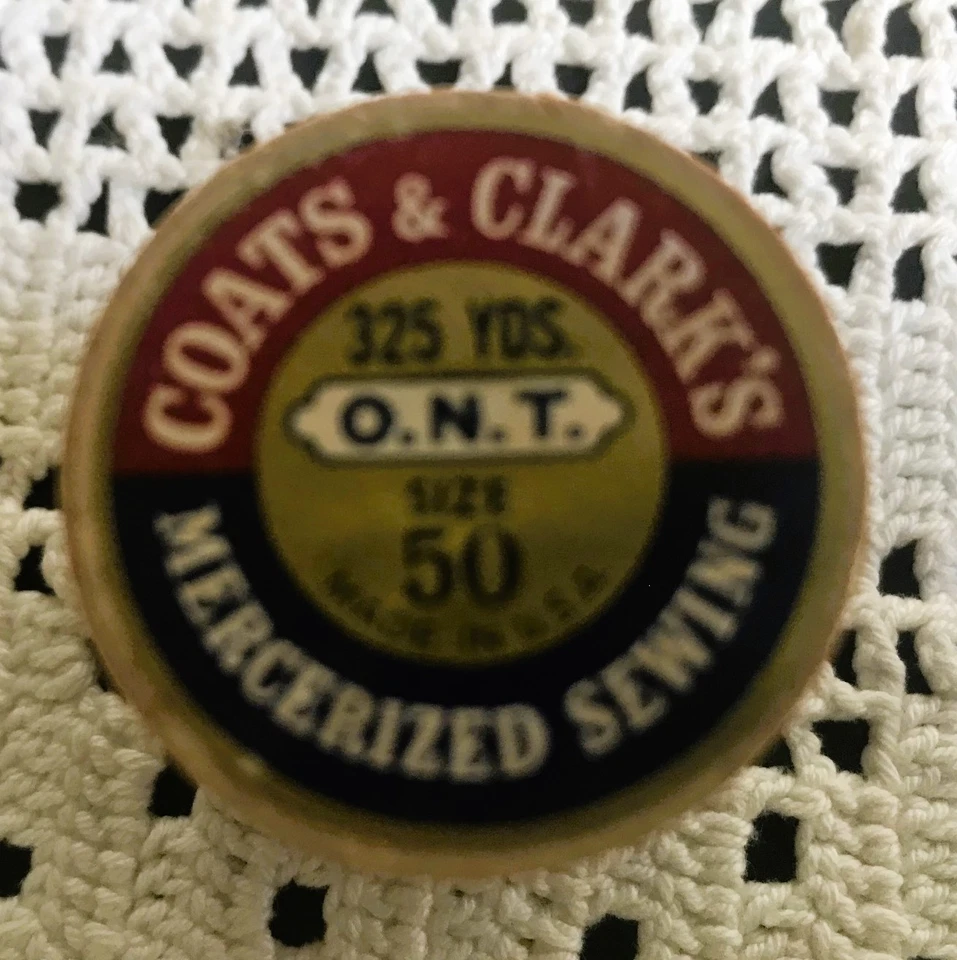 7 NEW Spools JP COATS Mercerized Cotton Thread 325 Yards Each - Image 2 of 2