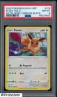 2022 Pokemon SWSH BSP Astral Radiance Three Blister #212 Eevee Holo PSA 8