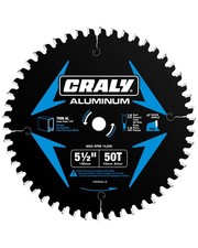 5-1/2 Inch 50 Teeth Aluminum and Non-Ferrous Metal Cutting Circular Saw Blade...