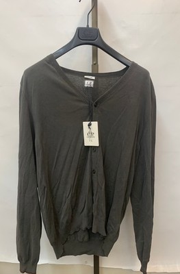 C.P. Company Men's Gray Cotton Cardigan Size 50