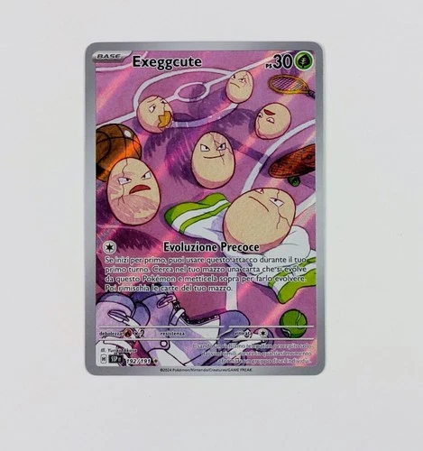 Pokemon SV08 Surging Sparks ITALIAN Exeggcute 192/191 Illustration Rare - NM