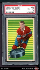1963 Parkhurst #94 Bobby Rousseau Canadiens PSA 8 - NM/MT