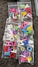 52 Pcs A-Z 8mm Full Colors Rhinestone Letter Slide Charms Crystal Alphabet C7B4 