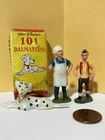 Marx Fairykins Simple Simon & Pie Man plastic figures & Perdita Dalmatian w/ box
