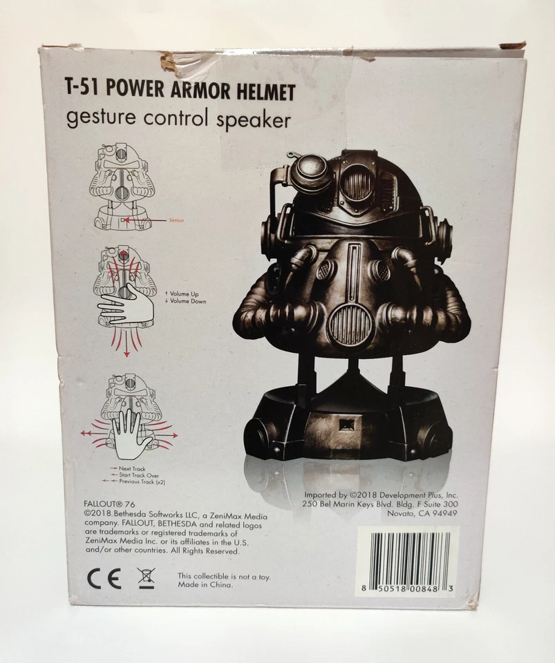 Fallout 76 T-51 Power Armor Bluetooth Gesture Control Speaker - Image 3 of 4