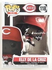Elly de la Cruz MLB Funko Pop Signed Auto #118 Vaulted Encased Beckett Holo