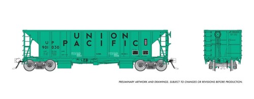 Rapido ~ Escala HO ~ Tolva de lastre NSC ~ Union Pacific #901049 ~ 158021-901049 | Zustand: New