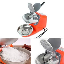 300W Electric Ice Crusher Machine Shaver Shaved Ice Snow Cone Maker 143lbs Ora E
