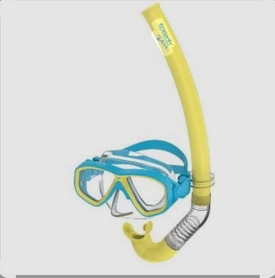 Speedo Comfortable Exploration Set Kids Age 3-8 Mask Snorkel Set New Sealed