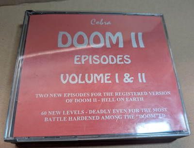 Cobra Doom II Episodes Volume 1 & 2 1994 PC 2 3,5'' Diskette MS-DOS