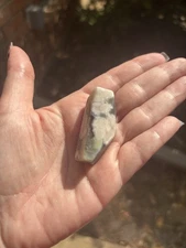 1.5” Black Flower Agate Small Freeform