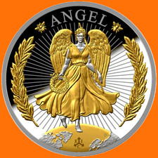 1 oz 2023 Saint Helena Lucky Angel Gilded Proof Silver Coin | East India Company