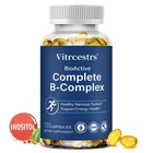 Complete B-Complex - High Potency B Vitamins with Inositol for Energy 120Caps