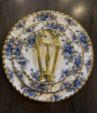 Royal Albert Moonlight Roses 3- Tier Cake Dessert Stand England