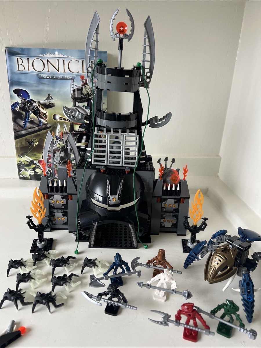 Lego 8758 Bionicle Tower Of Toa Complete With Manual In Good