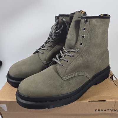  Dr. Martens 1460 Boots Mens Size 13 Nickel Grey Milled Nubuck WP NWB 31129059