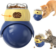 Cat Interactive Puzzle Toy, Adjustable Treat Dispenser