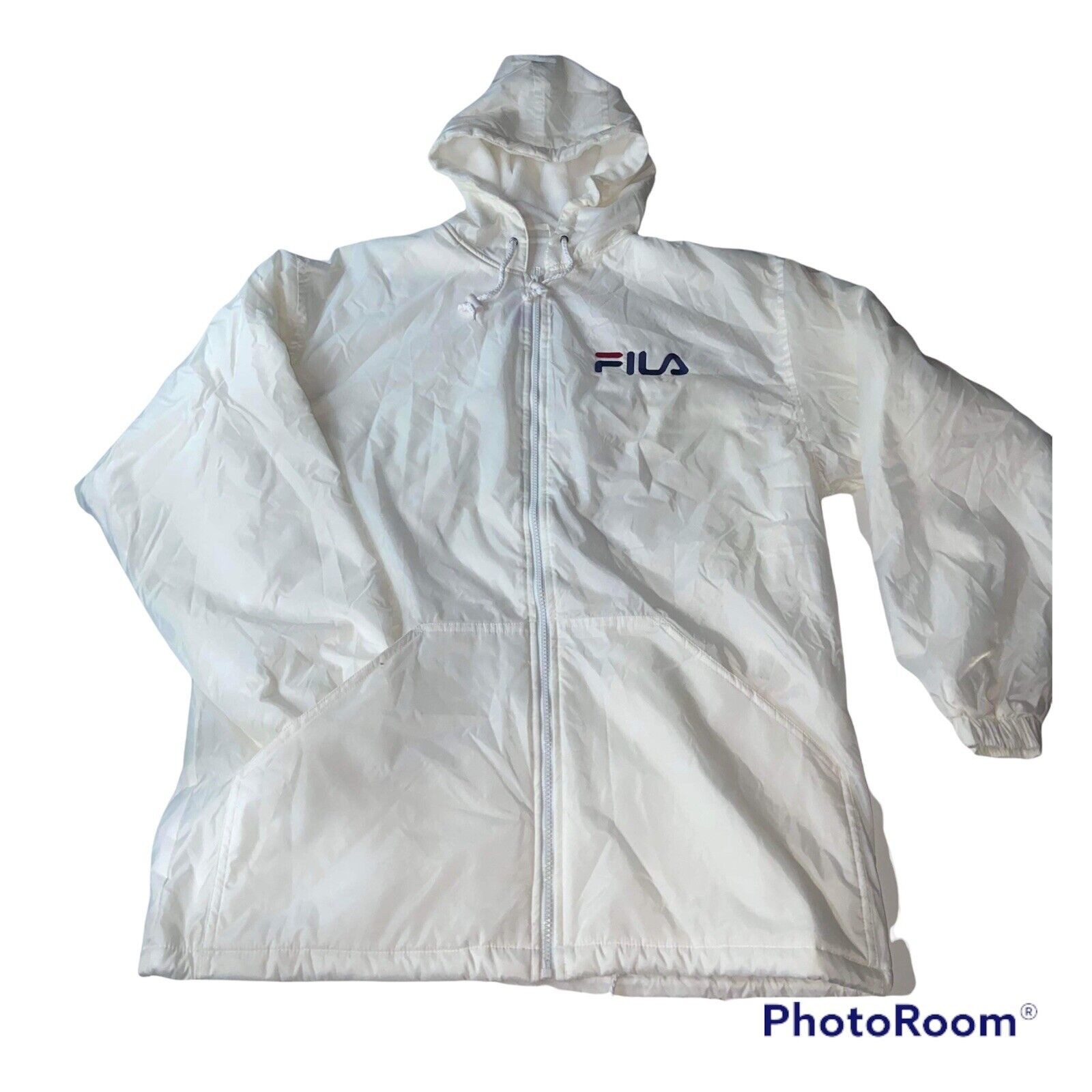 Felpa con cappuccio vintage Westbound uomo FILA ITALIA INTERNATIONAL nylon coulisse taglia S