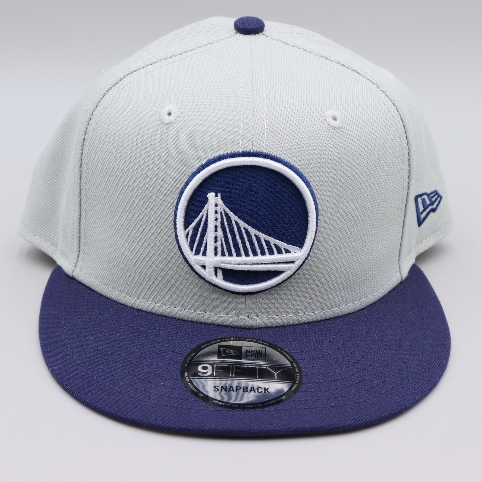 New Era Men's Golden State Warriors Gray/Navy Color Pack 2-Tone 9FIFTY Snapback