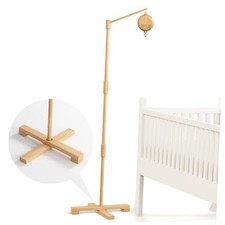 Baby Crib Mobile Arm with Music Box Spin Motor, 57.4 Inch Mobile Arm for Crib