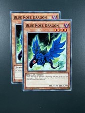Yugioh - Blauer Rosendrache - Common X2 - LED4 - 1. Auflage