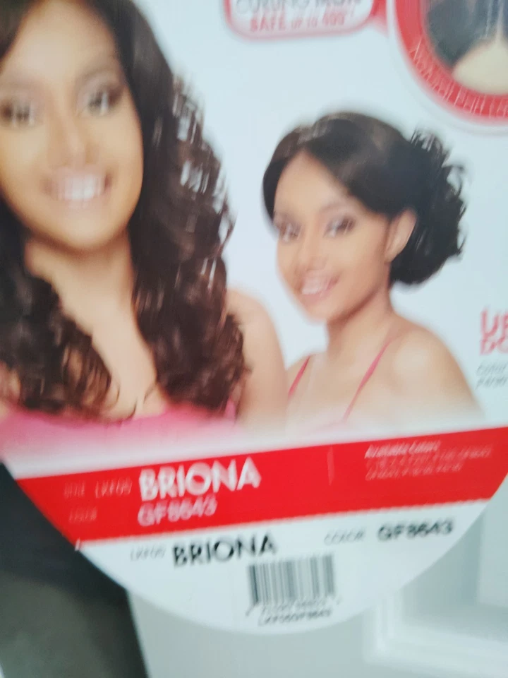 lote de 2 pelucas Briona nuevas con etiquetas GF 8543 y F740 castaño rojizo con parte natural Foto 2 de 4