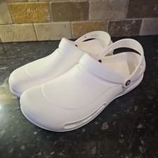 White Crocs Bistro Work Shoes Clogs Size M 13